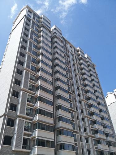 銅煤一號住宅小區(qū)牡丹園1#、2#、3#樓順利交工