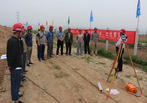 銅川210國道PPP完善項目服務(wù)區(qū)樁基開工