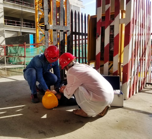 喜迎“雙節”歡樂多  應急演練忙不停