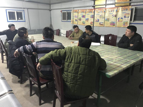 機電安裝公司小保當項目部定措施趕工期全力保工程施工