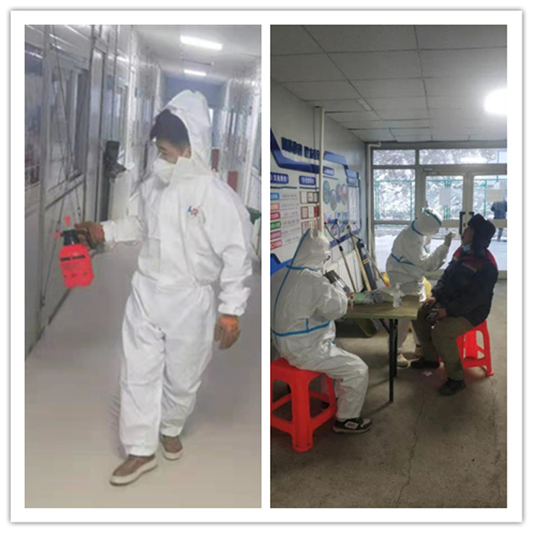 陜煤建設礦建三公司天山項目部疫情防控緊抓不懈