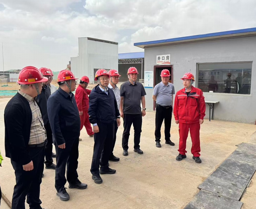 王軍勝深入陜煤建設礦建三公司紅柳林項目部檢查指導工作