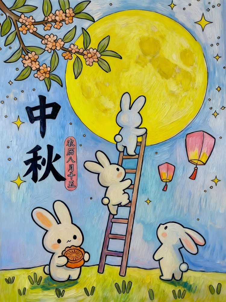 喜迎團圓月,妙筆繪中秋