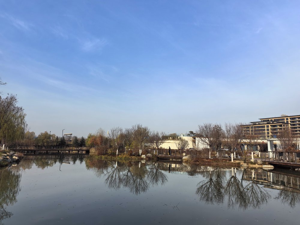 冬日藍調：空港中心公園寫給城市的暖詩