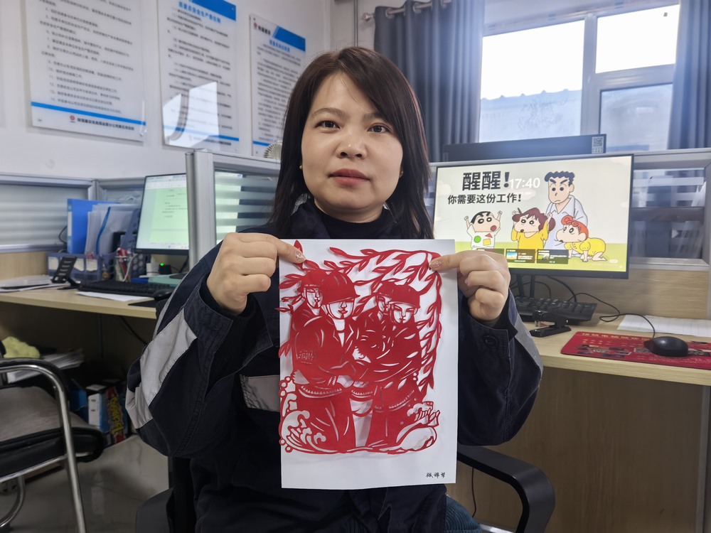 陜煤建設洗選煤運營公司第五項目部：當非遺剪紙遇安全生產