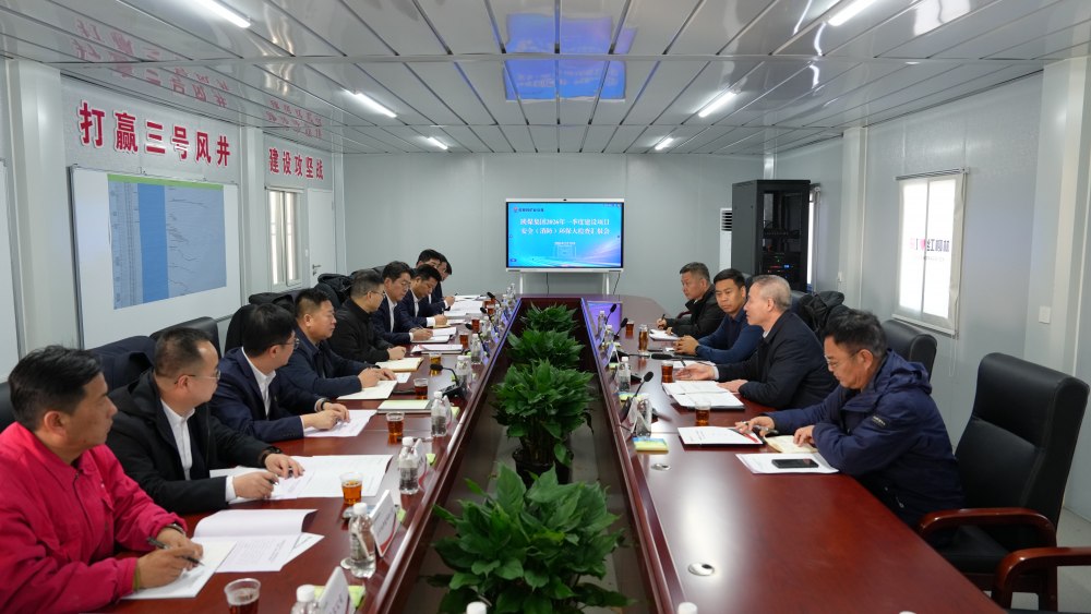 陜煤集團副總經理宋召軍一行深入陜煤建設礦建三公司基層項目部檢查指導