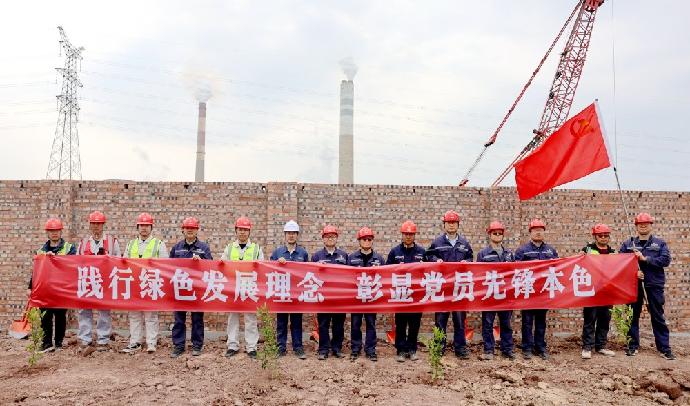 陜煤建設(shè)銅煤公司合川電廠項目部：植樹護綠擔(dān)使命?生態(tài)共建助發(fā)展